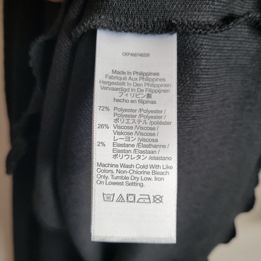 Madewell Ribbed Knit Wrap Mini Dress In true black - Picture 10 of 11